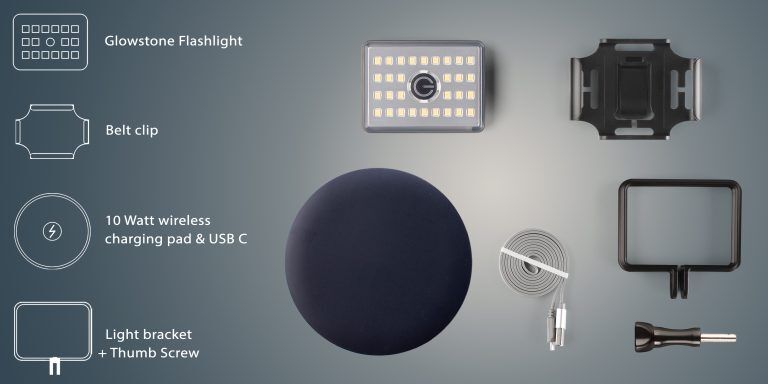 Glowstone El Feneri + Şarj Cihazı Paketi